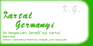 kartal germanyi business card